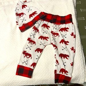 Baby Pajama Pants with Hat